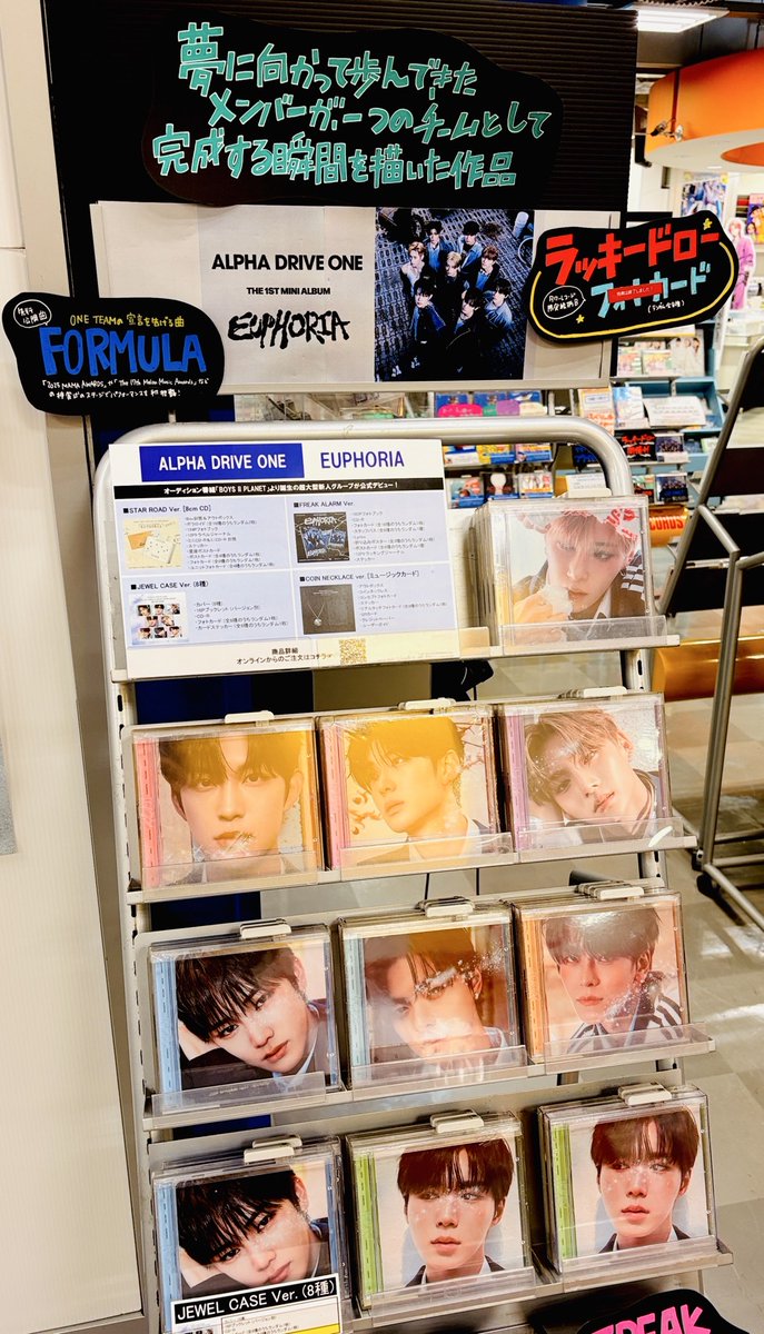 ALPHADRIVEONE】 THE 1ST MINI ALBUM 'EUPHORIA' 日本限定特典付き