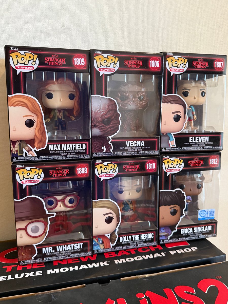 funko POP! ストレンジャーシングス シーズン5 後半追加です