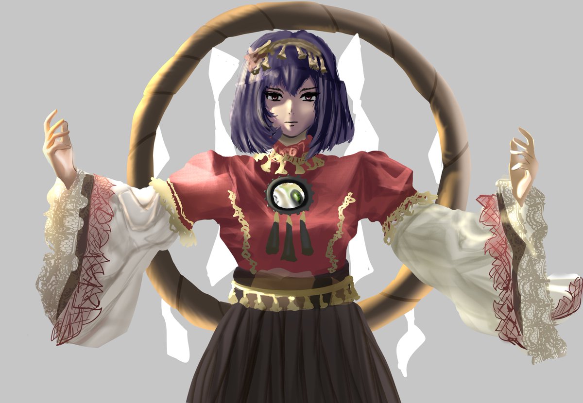 I did a quick study of this photo I hope you don't mind~ #東方Project