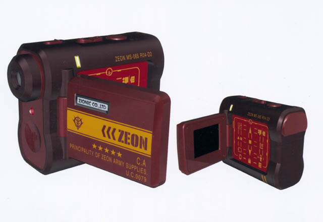 アイ・オー、ガンダムムービーカメラとMP3プレイヤーを製品化