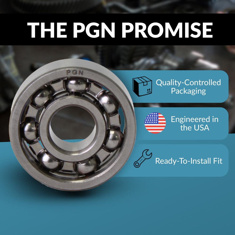 608 Unsealed Ball Bearing - 8x22x7 - PGN Bearings