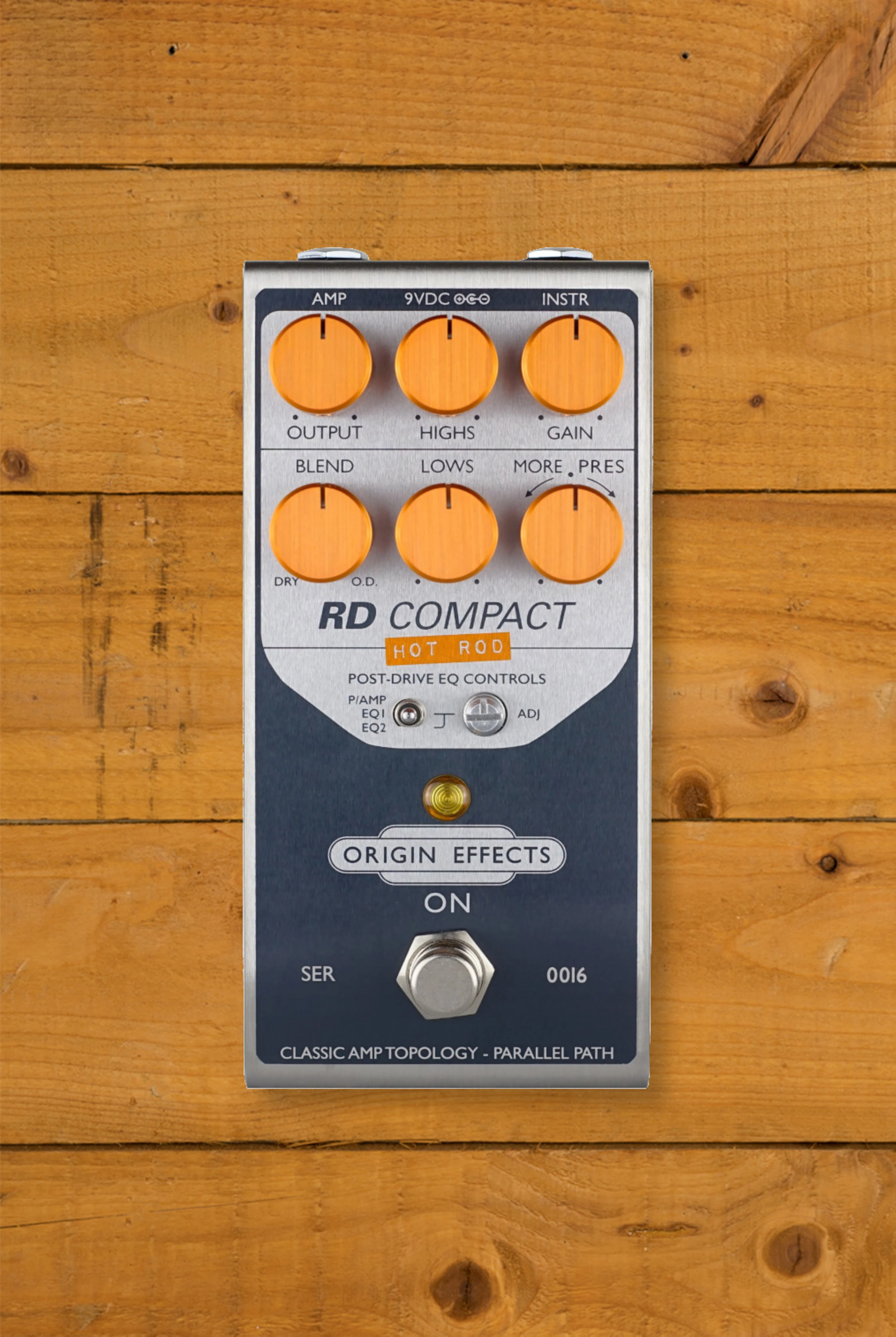 ギター Origin Effects RD COMPACT HOTROD RD Compact Hot Rod Overdrive Pedal