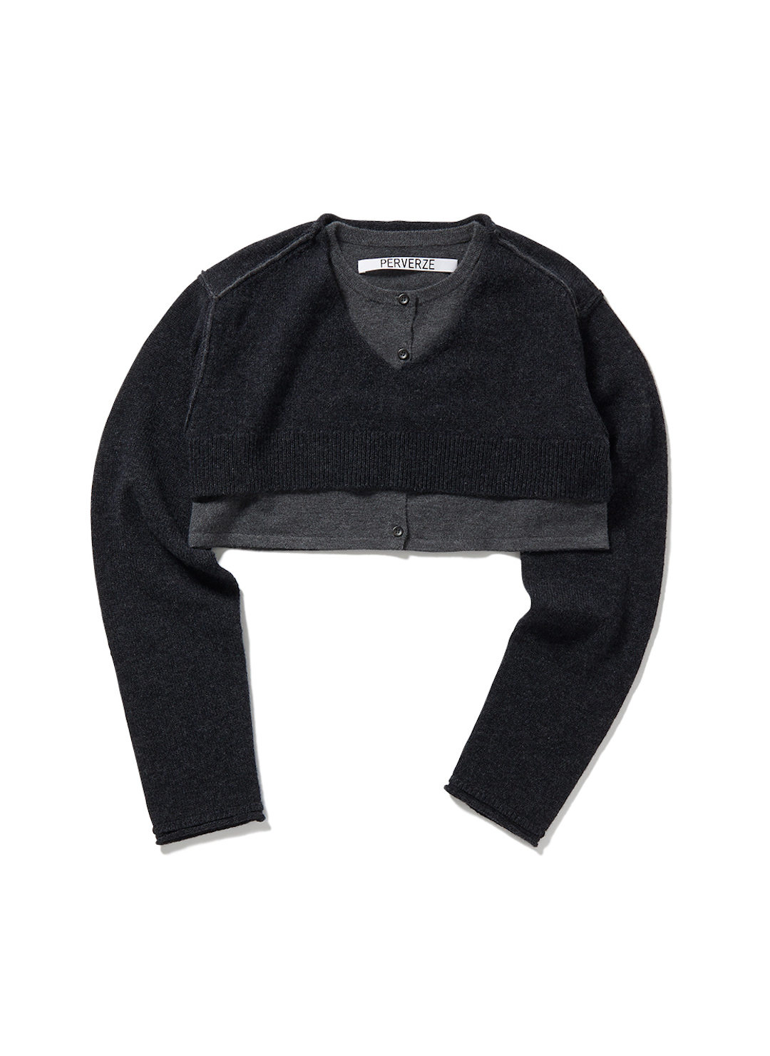 PERVERZE Crash Wide Snood Short Knit