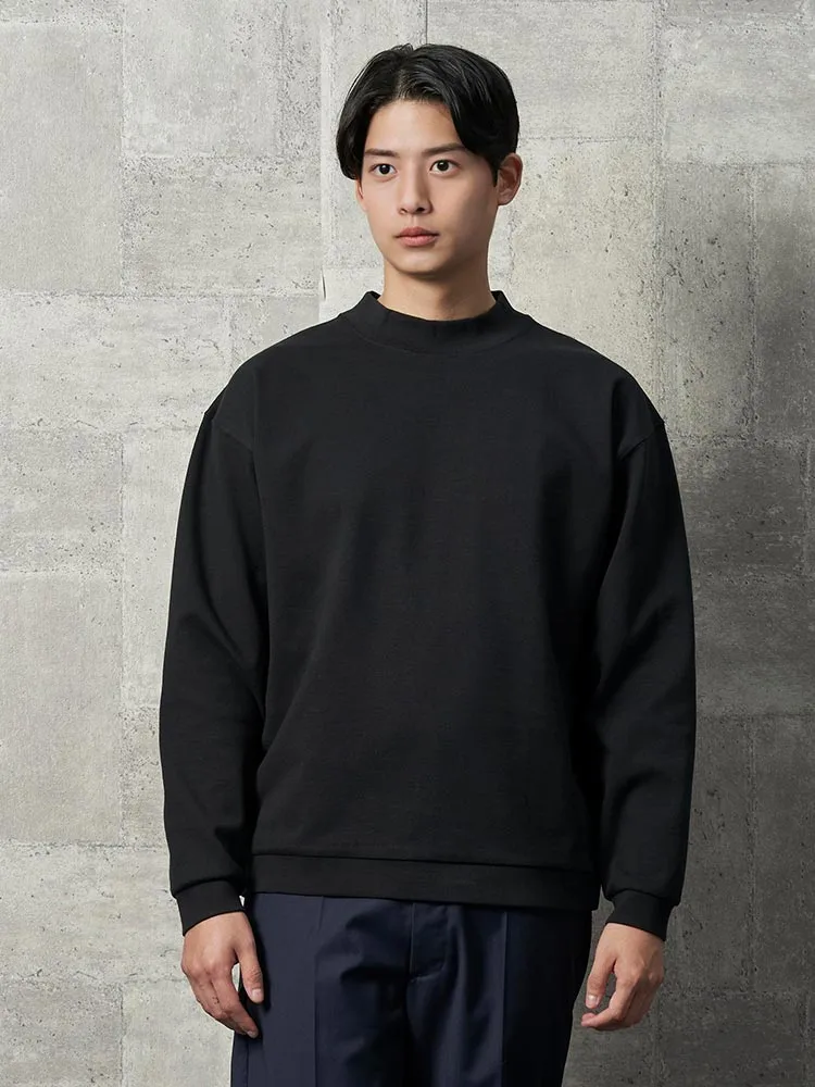 ブラック ポンチ モックネック ロンT ブラウン/グリーン | P.S.FA公式通販