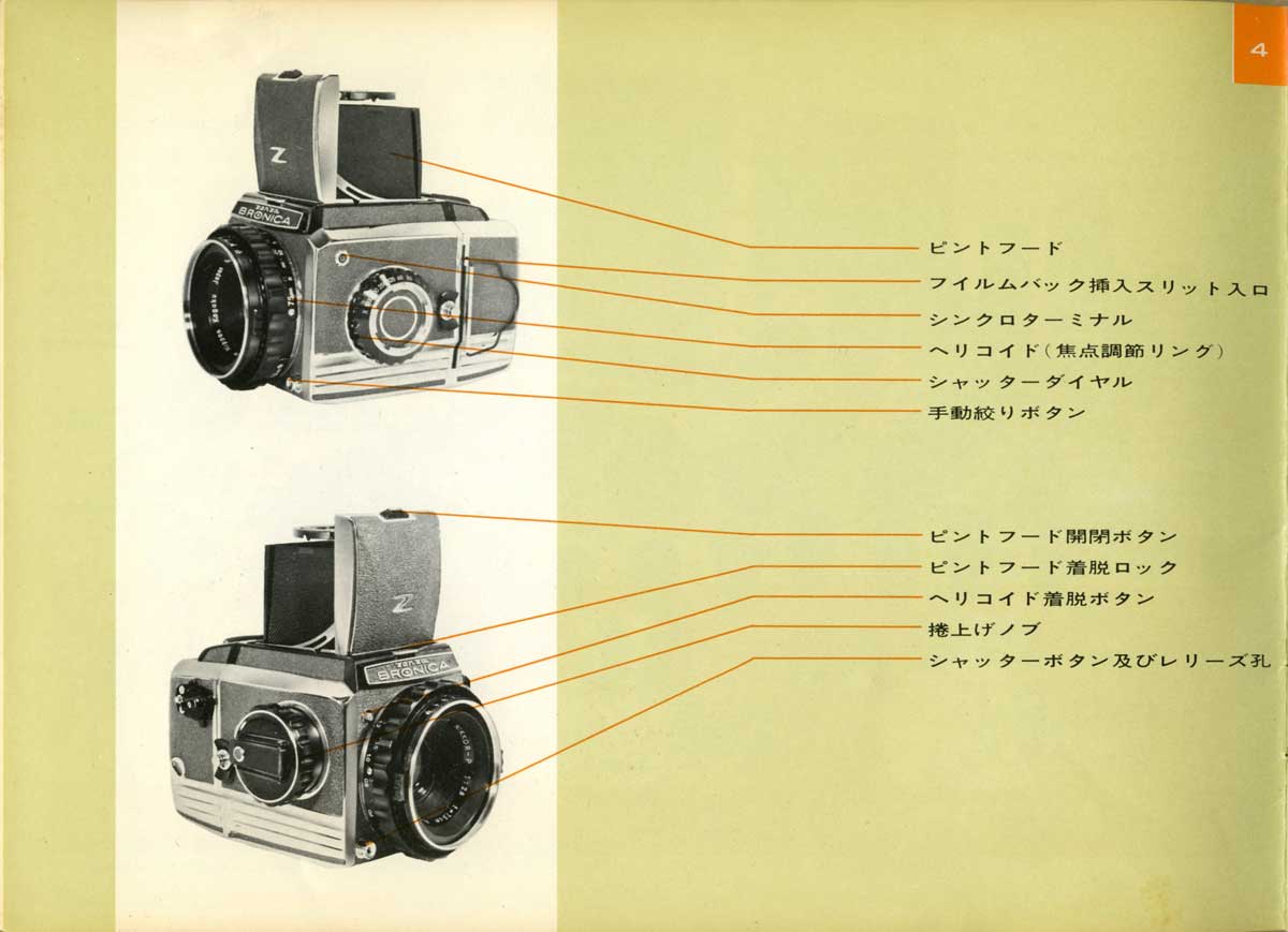 ゼンザブロニカ S2 ＜説明書001＞ : 少年カメラ