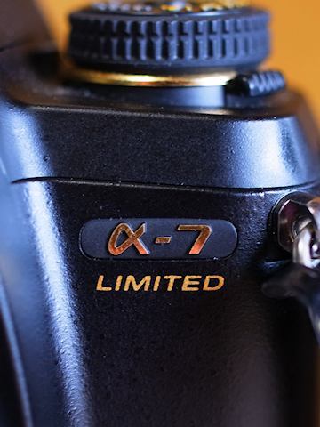 銀塩一眼レフ・クラッシックス（29）MINOLTA α-7 Limited : 【匠の
