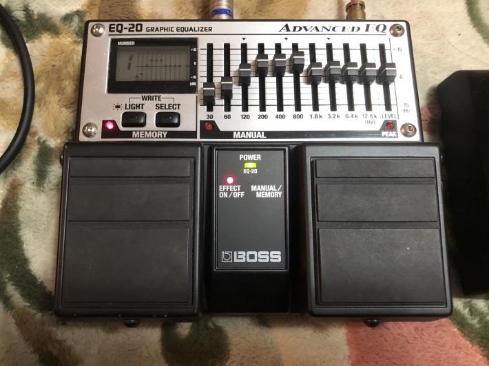 BOSS EQ-20 GRAPHIC EQUALIZER ADVANCED EQ入手 : 雅音人（がねっと