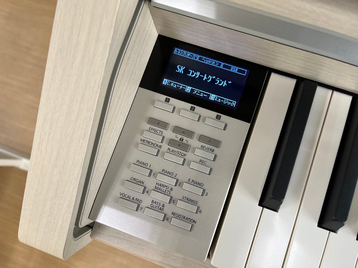 KAWAI CA58A 中古 電子ピアノ 2019年製 木製鍵盤 ホワイトメープル調