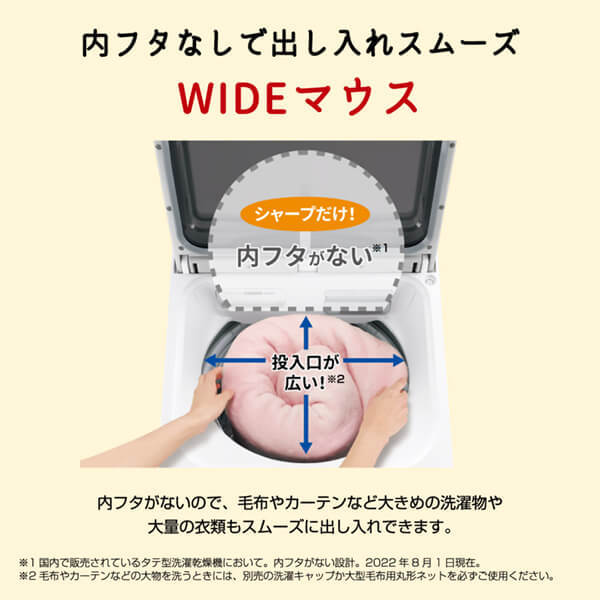 SHARP ES-TX8G-W ホワイト系 [洗濯乾燥機(洗濯8kg/乾燥4.5kg)] | 激安