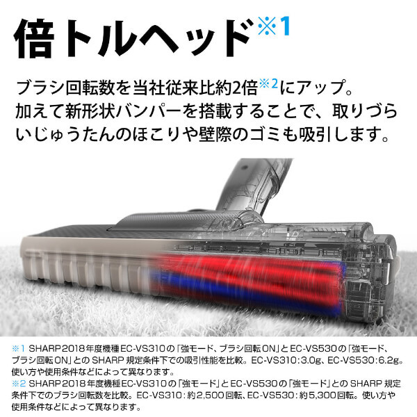 SHARP EC-VS530-N [サイクロン式クリーナー] | 激安の新品・型落ち