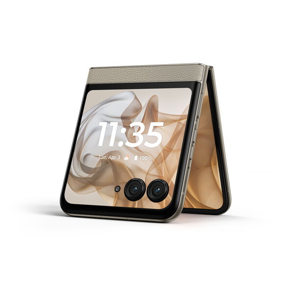 MOTOROLA razr 50 サンドクリーム [SIMフリースマートフォン] | 激安の