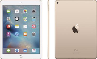 Apple Geek Squad Certified Refurbished iPad Air 2 Wi Fi 64GB Gold