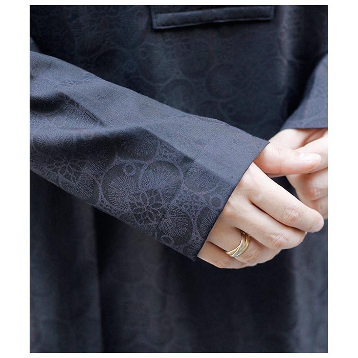 ノノット NONNOTTE アフリカン スーパー120 フラワー ジャガード