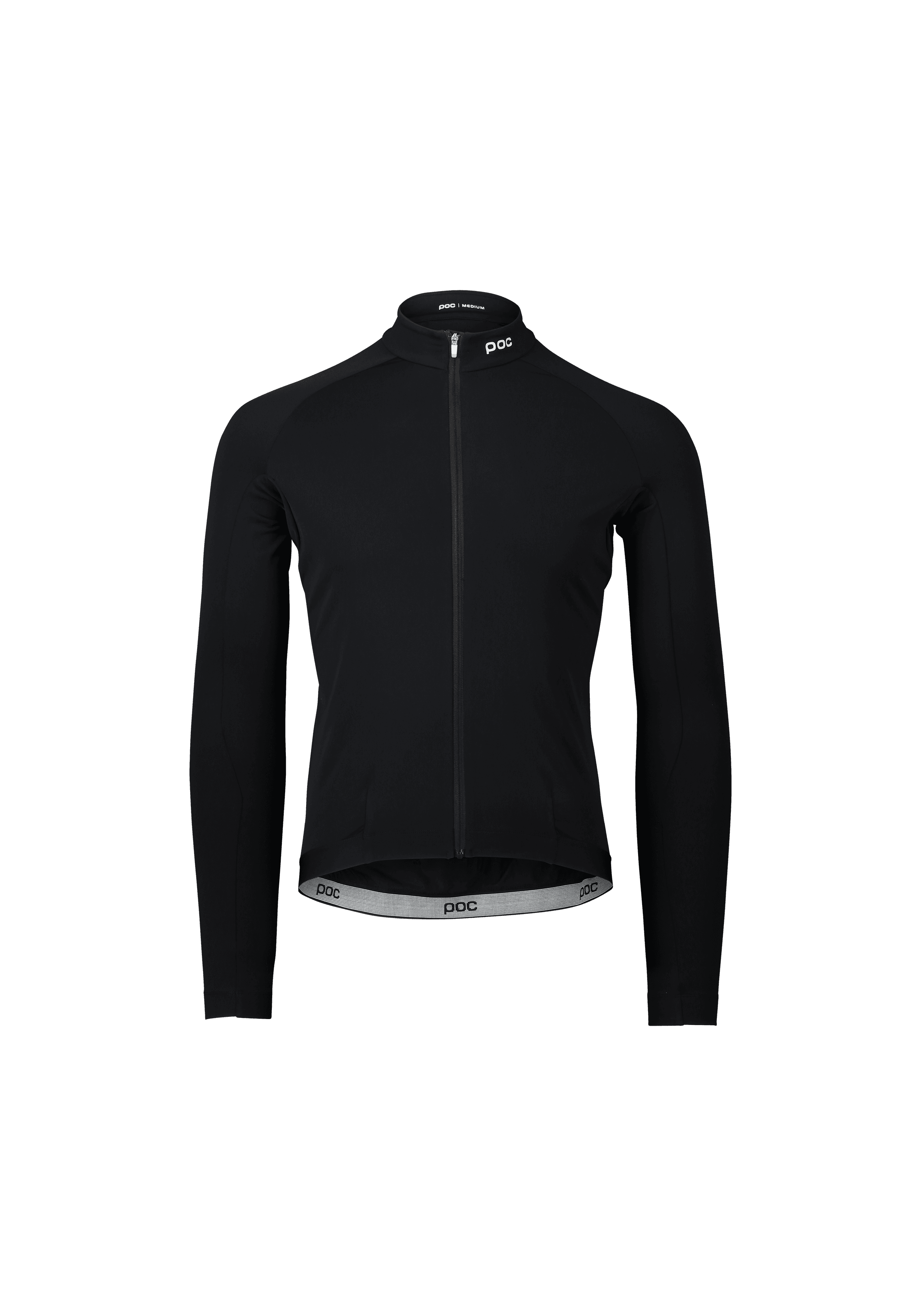 Women's Essential Long Sleeve Road Cycling Jersey in Navy Black