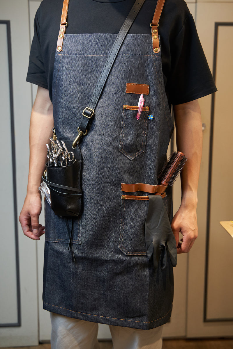 再入荷】シザーケース ぴーなつ3 ブラック 本革 4丁 – POCKE