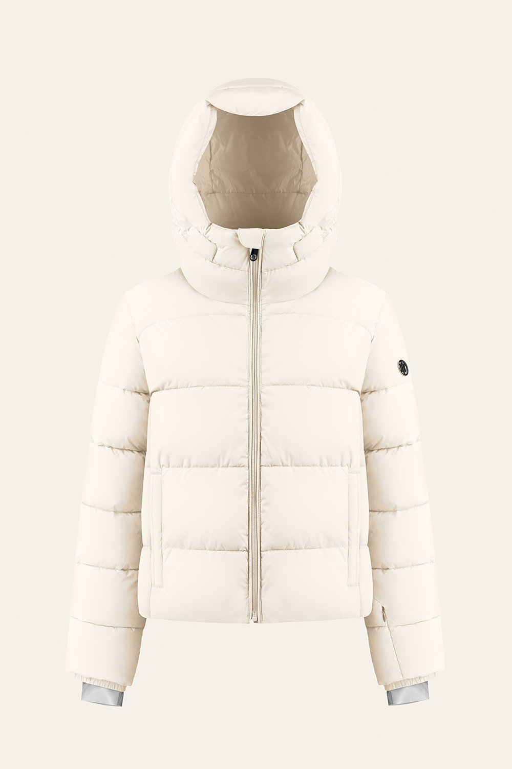 CHLOE DOWN SKI JACKET - Poivre Blanc