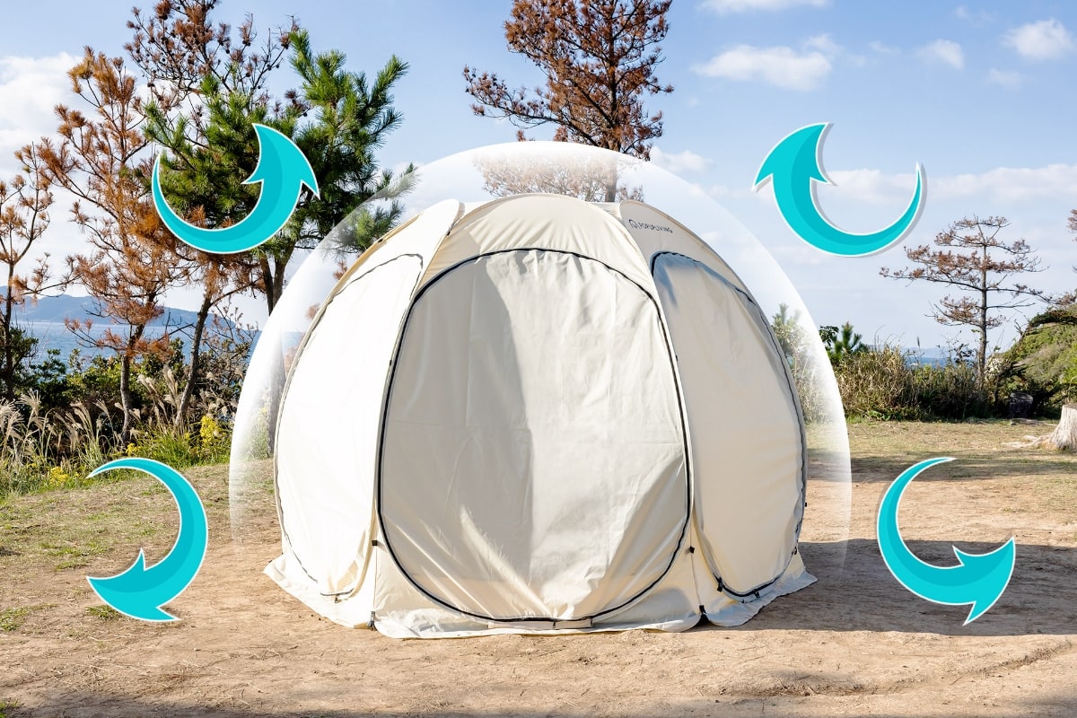 広々とした新感覚ポップアップテント | ポップアップリビング