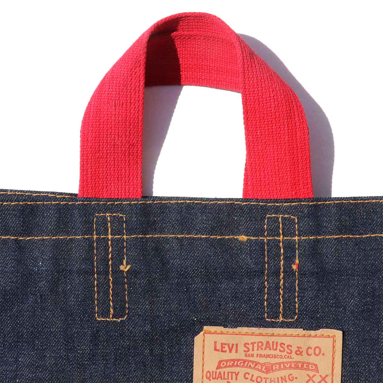 POST JUNK / 70's LEVI'S BIG E Denim Tote Bag