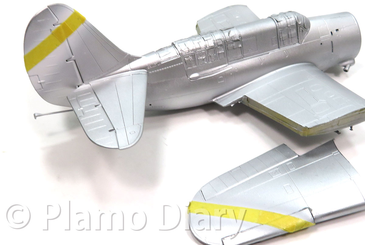 プラモ日記 » SB2C-4ヘルダイバー その5 塗装