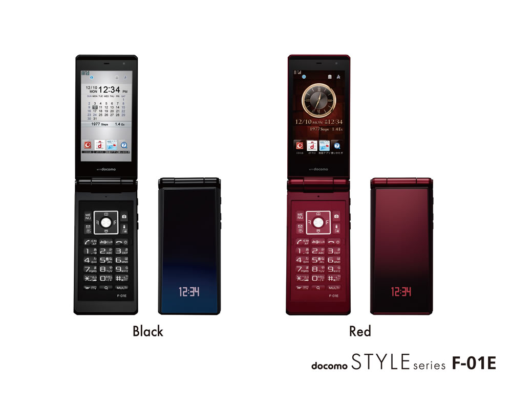 docomo STYLE series F-01E」新発売 : 富士通