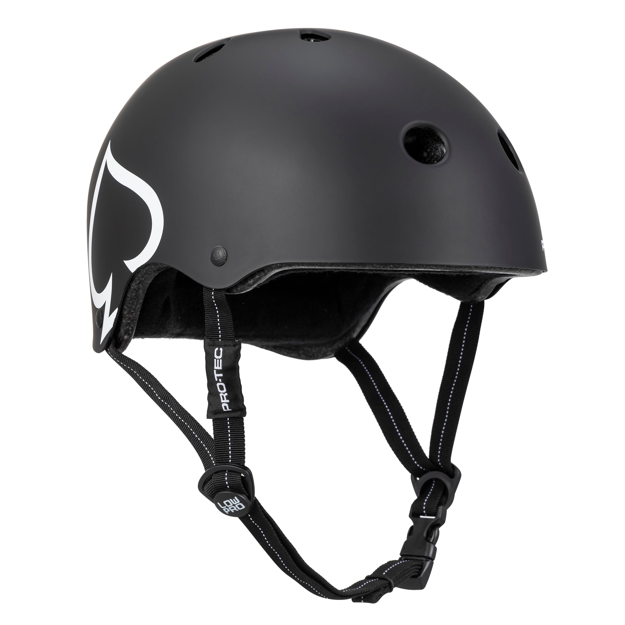 LOW PRO Certified Helmet - Matte Black | Pro-Tec Helmets