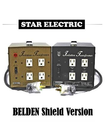 オーディオ用・アイソレーション電源トランス600W・ベルデン仕様