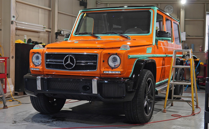 ベンツ「AMG G63 CrazyColor Limited」特別仕様の一台を美しく甦らせる
