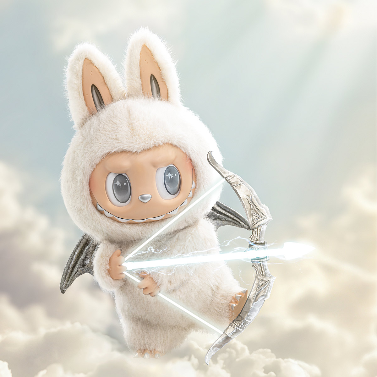 THE MONSTERS - ANGEL IN CLOUDS Vinyl Face Doll - POP MART (Japan)