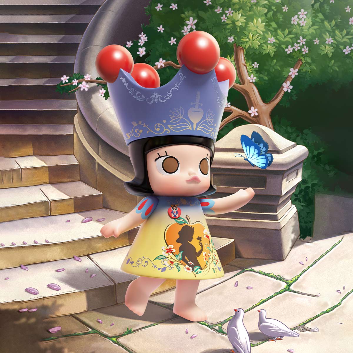 MEGA ROYAL MOLLY 1000% Snow White - POP MART (Japan)