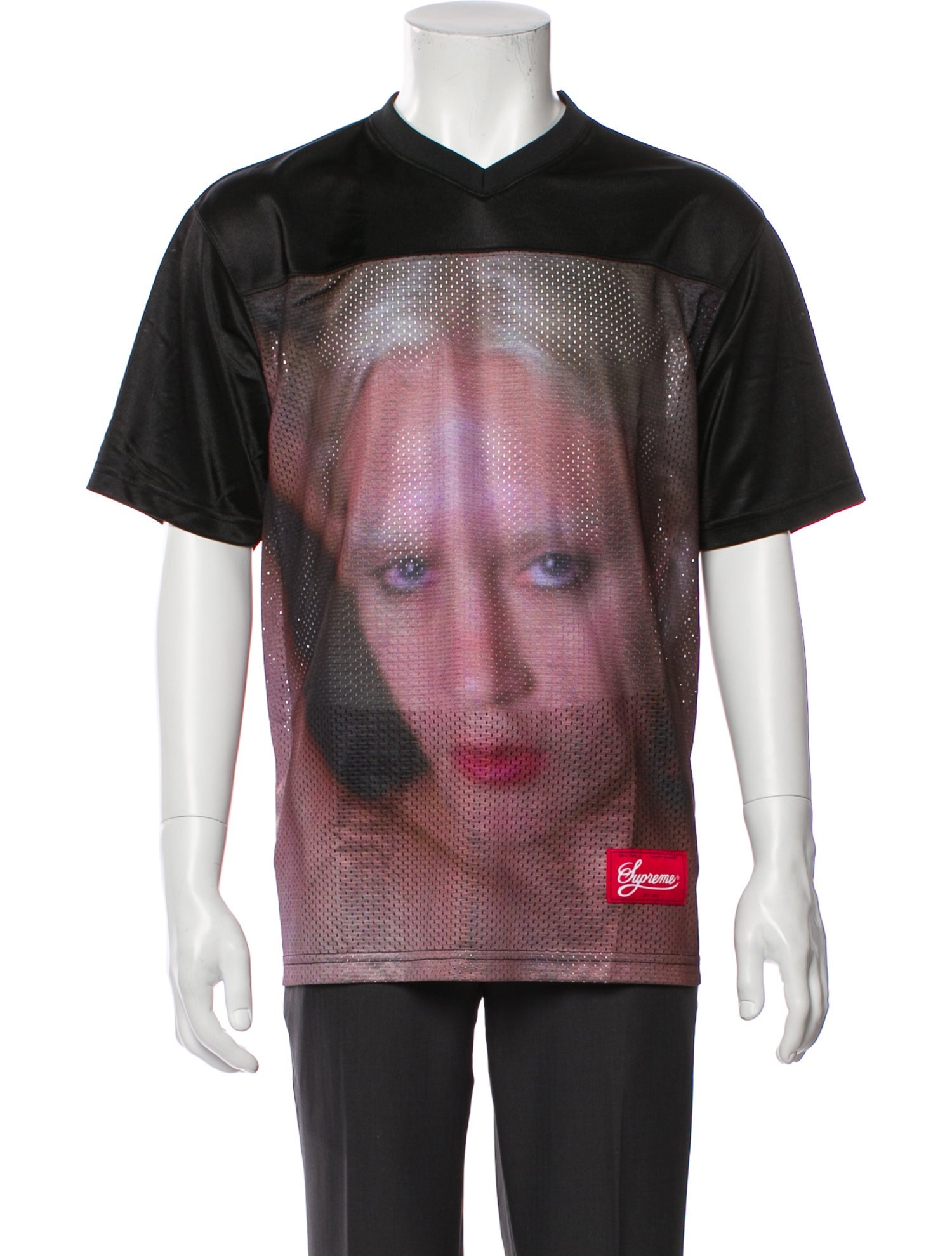 Supreme 2022 Faux Croc Football Jersey T-Shirt - White T-Shirts