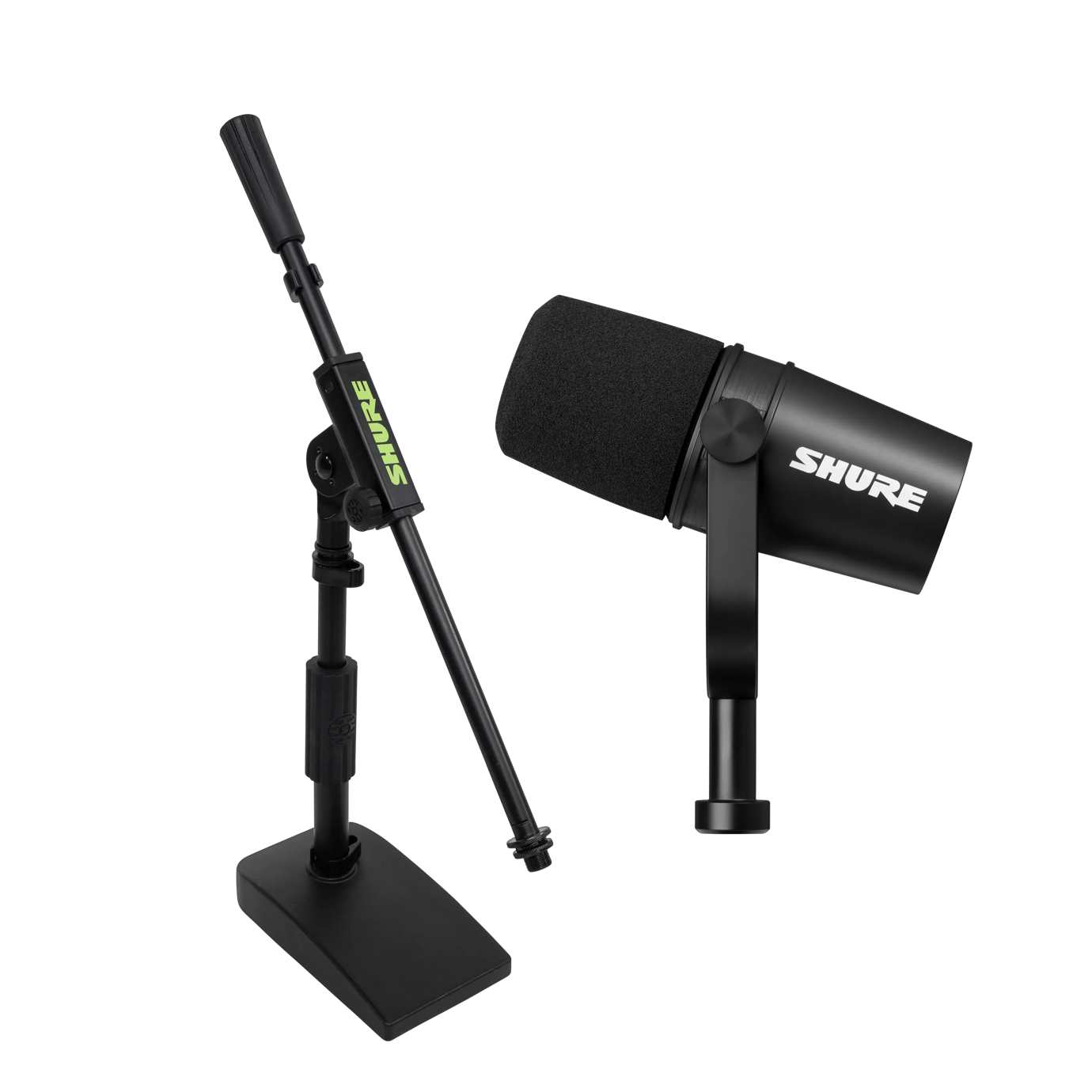 MV7X and Gator Desktop Stand With Mini Boom Bundle - MV7X XLR