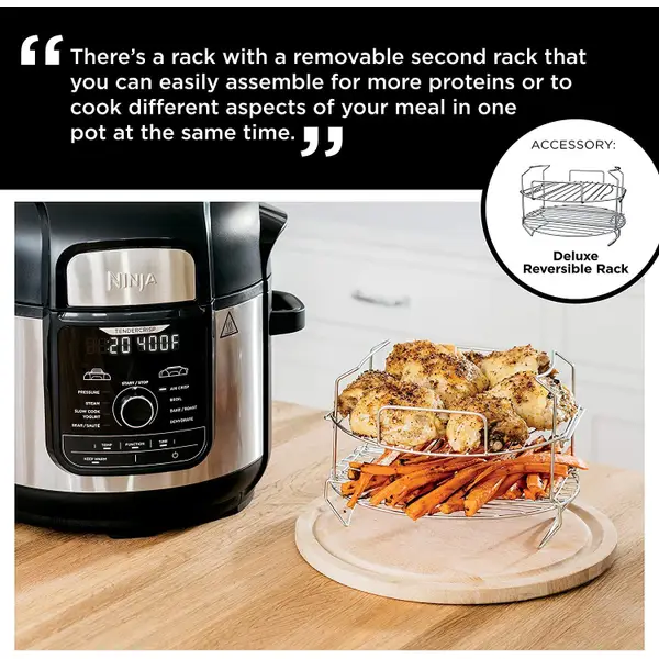 Ninja 8 Quart Foodi 12-in-1 Deluxe XL Pressure Cooker + Air Fryer