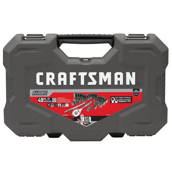 Craftsman 49-Piece OVERDRIVE Mechanics Tool Set - CMMT99049L