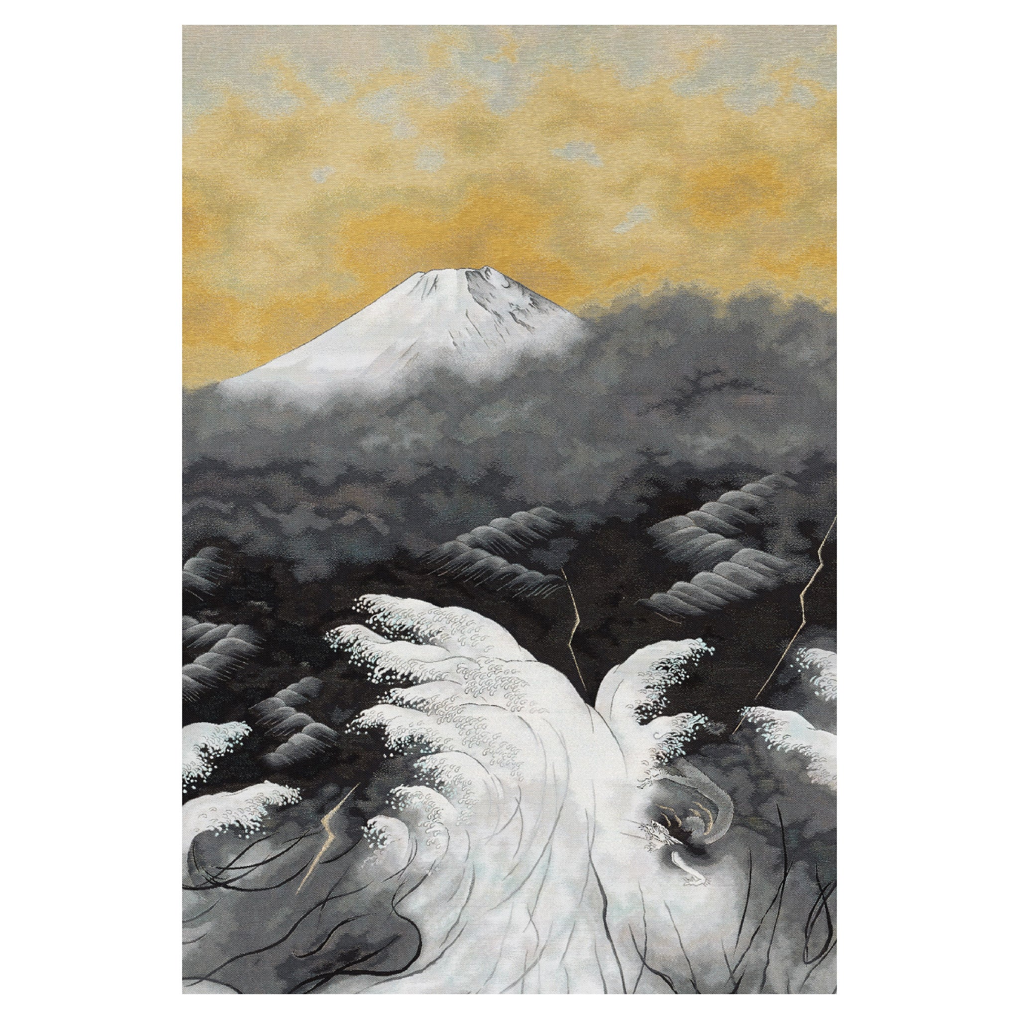 One day Pacific Ocean-Hanging Scroll