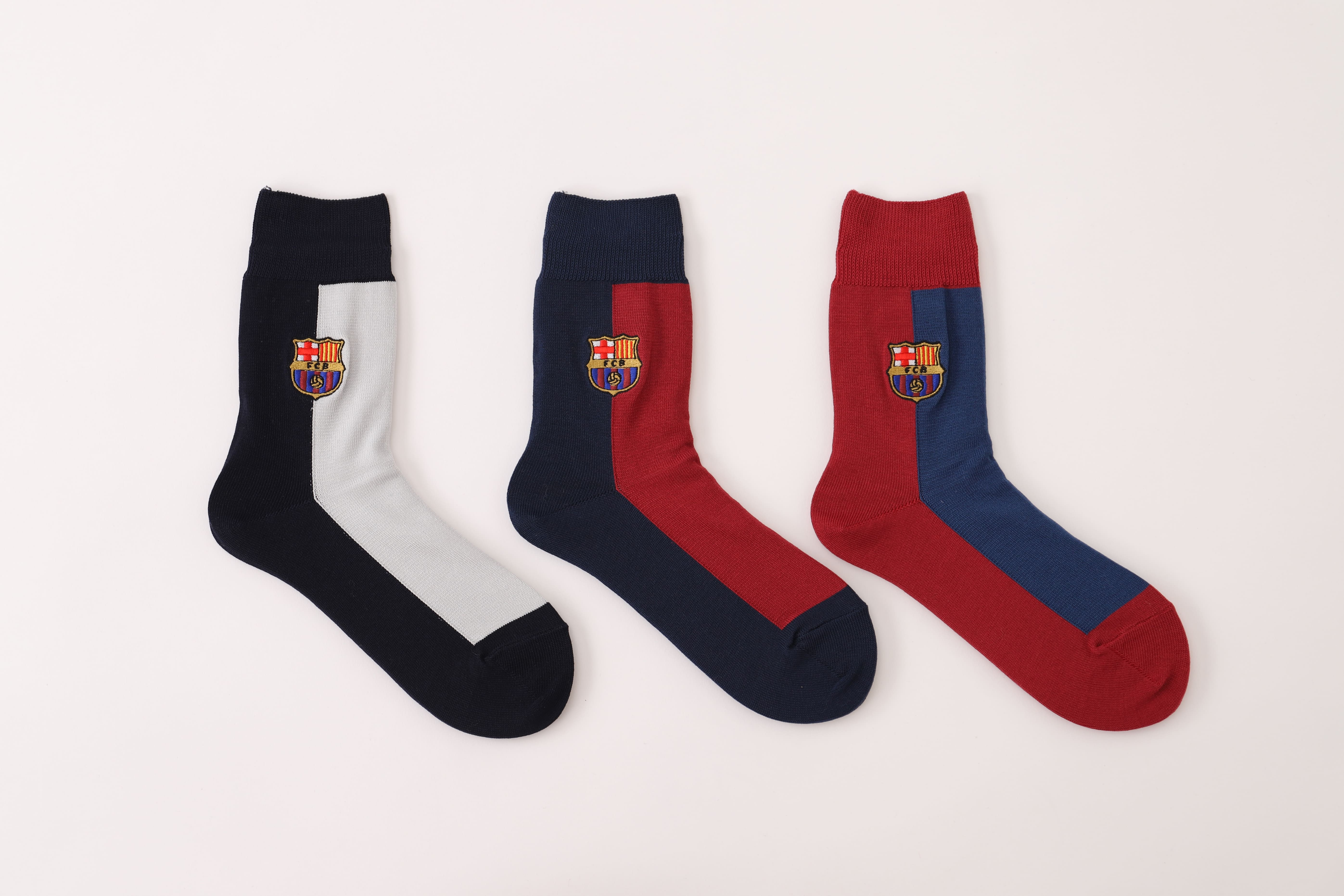 FCバルセロナの公式ライセンス靴下が発売開始！ | タビオ株式会社の