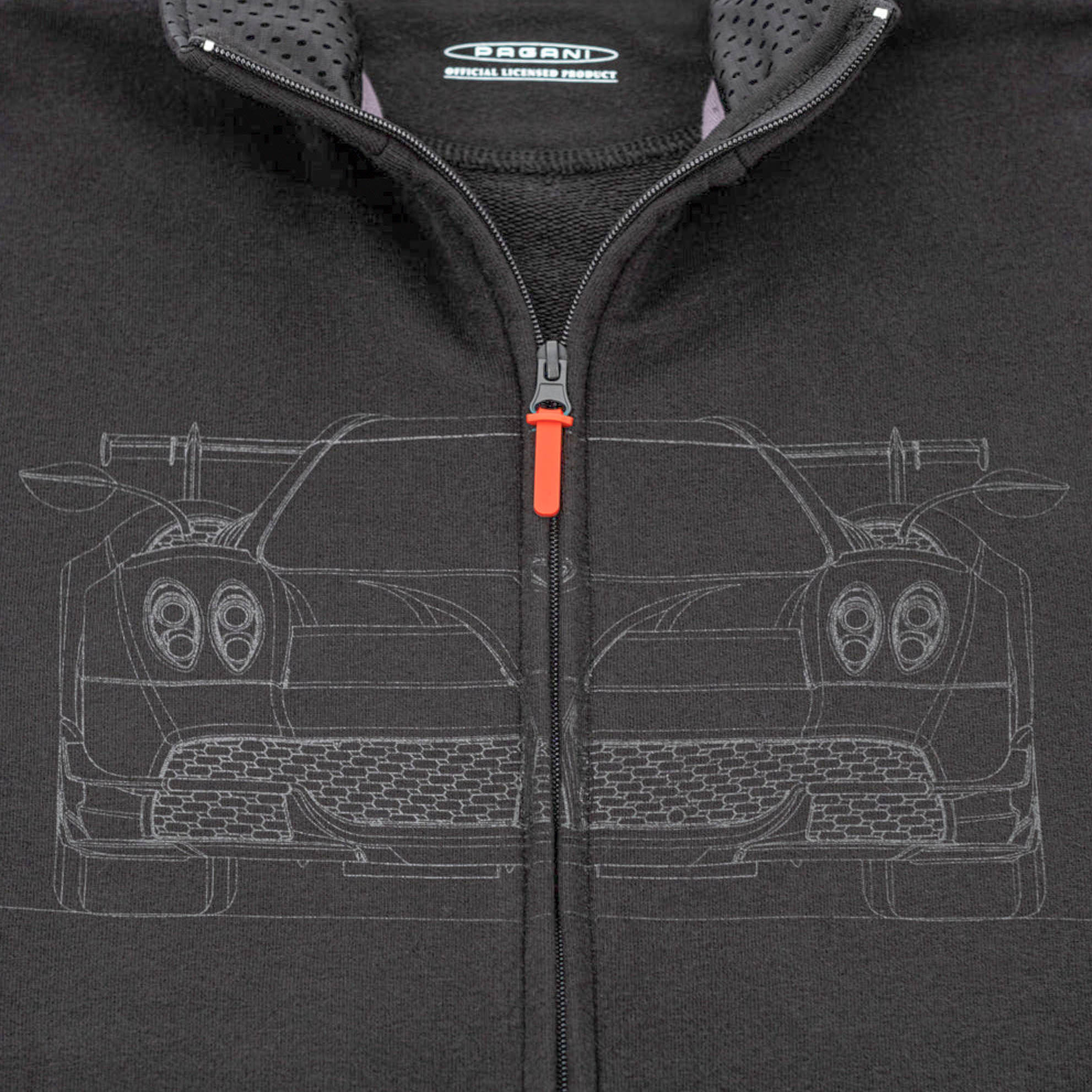 Pagani Automobili Huayra Roadster BC Men's Full-Zip Sweatshirt