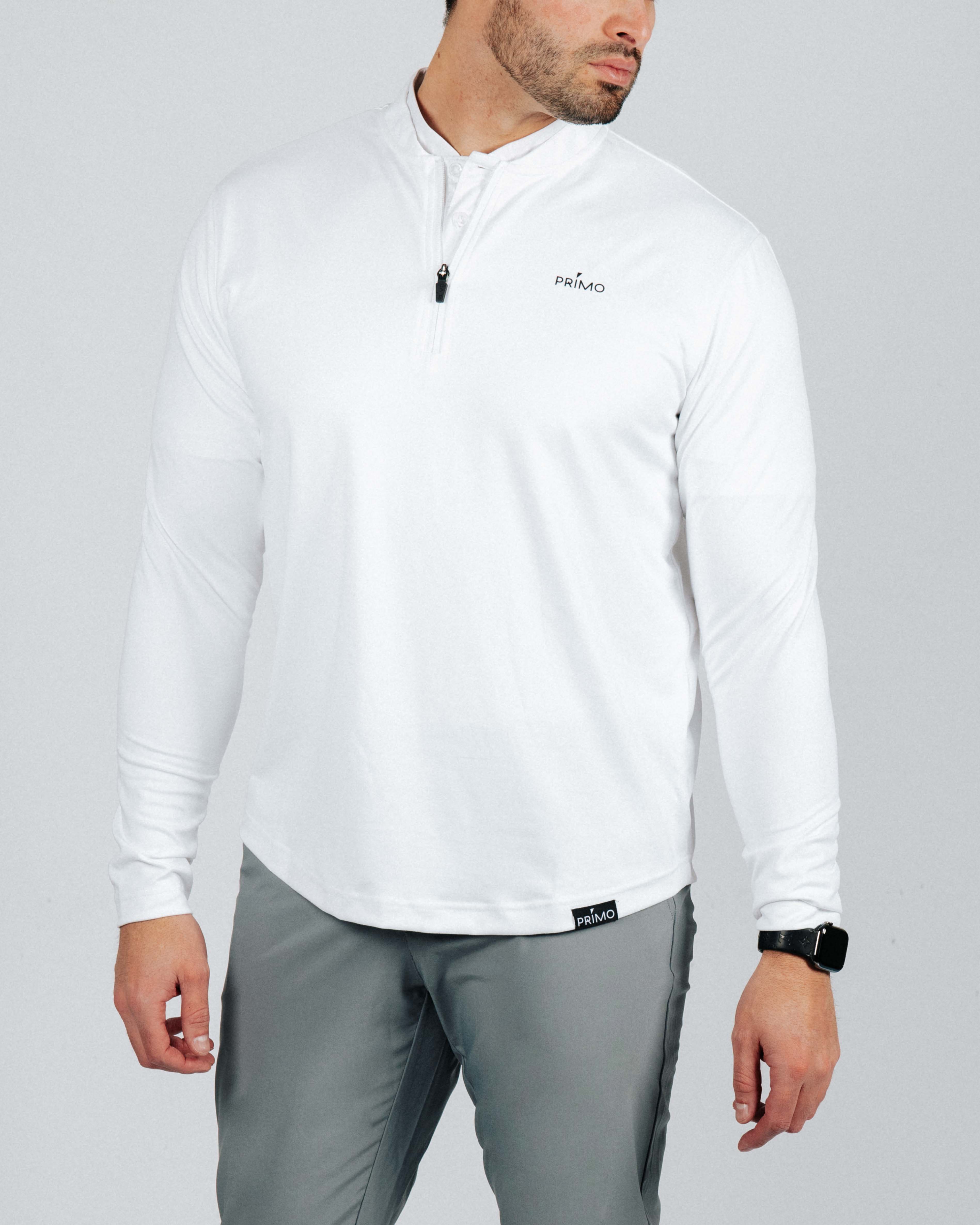 White Blade Quarter Zip – Primo Golf Apparel