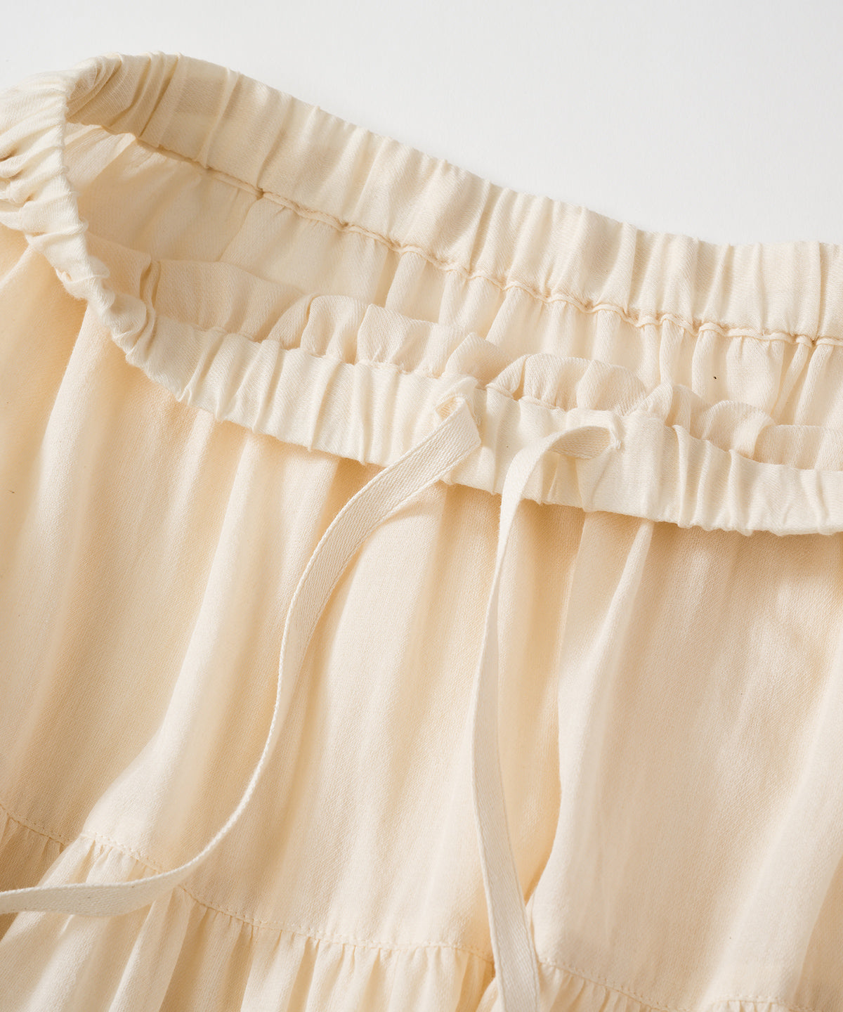 カルゼティアードスカート（ナチュラル） – PRISTINE