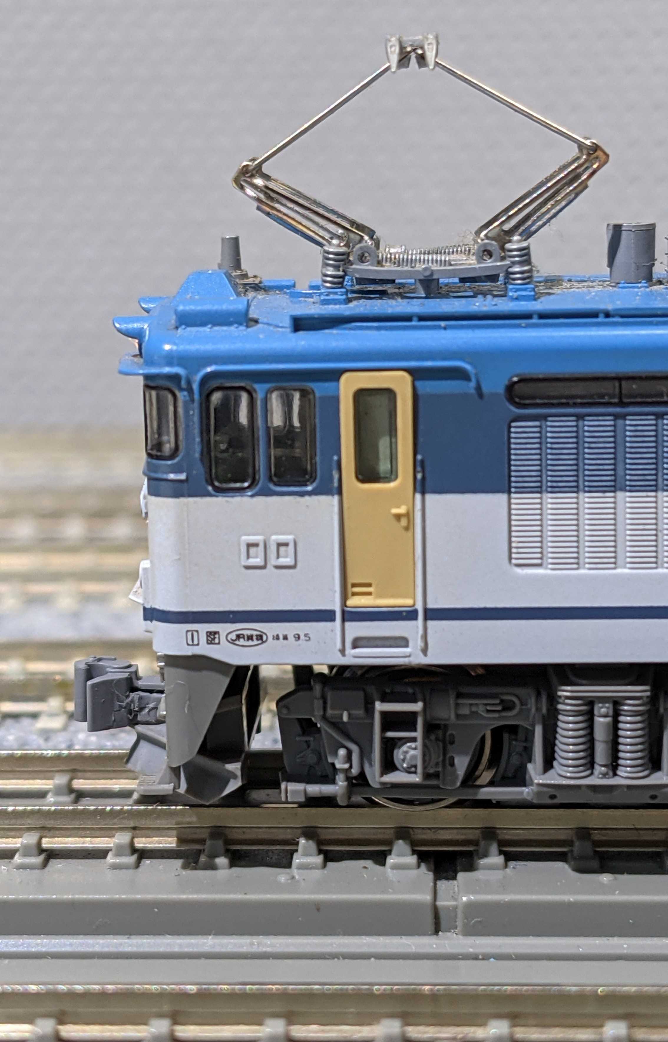 🔵🔧kato 3043 EF64 0番台 JR貨物色 全検 🟢試運転 - 竹ノ塚総合車両