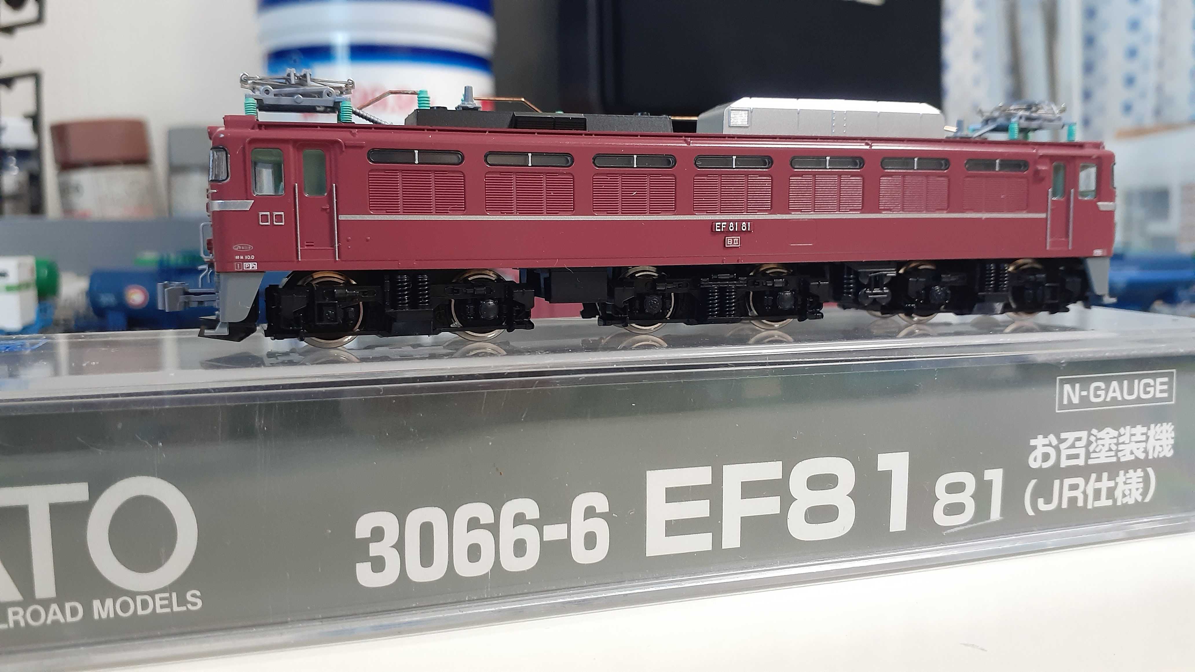 🔴🔵 kato 3066-6 EF81 81 御召塗装機JR仕様 - 竹ノ塚総合車両センター