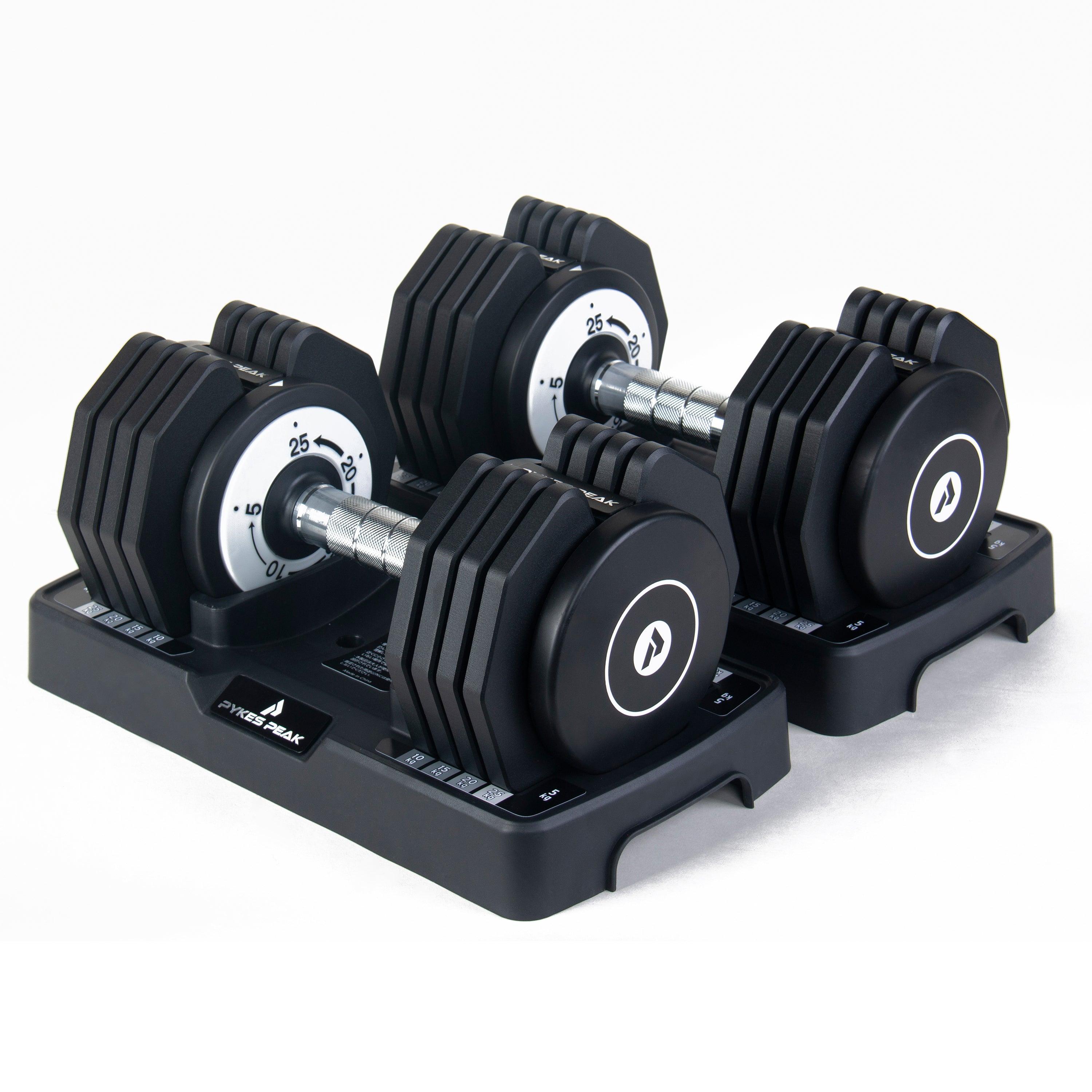 片手でクルッと重量変更!】可変式ダンベル 先着10名さま限定セール