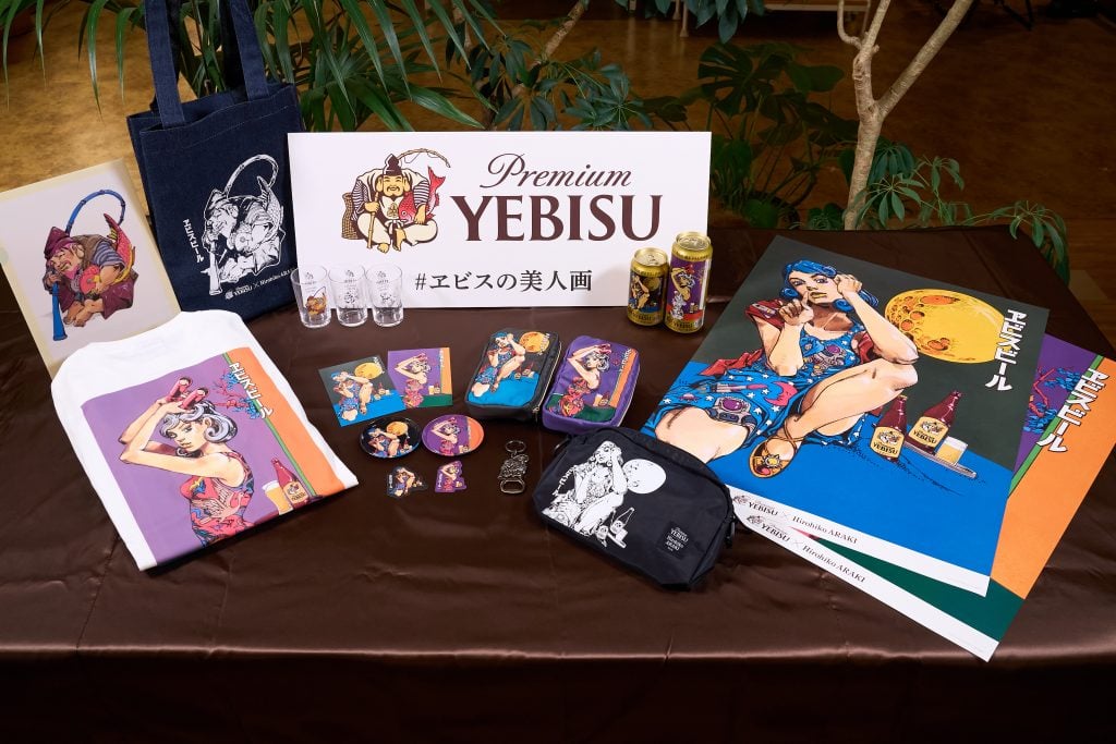 漫画家・荒木飛呂彦描き下ろし“洋装の美人画”登場！ 「五感で味わう