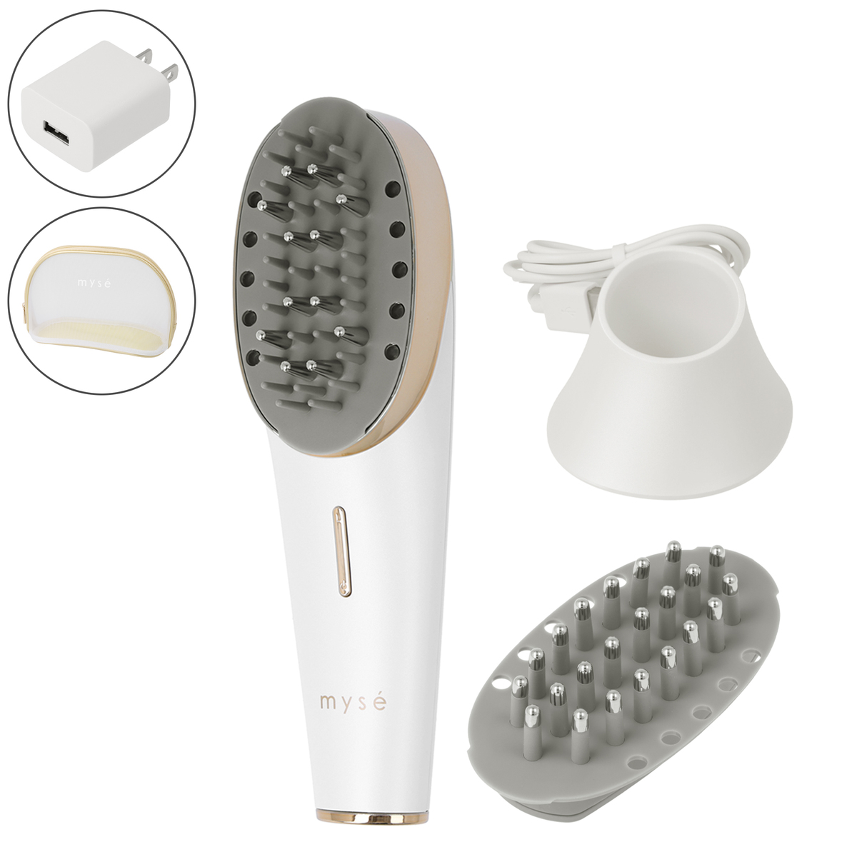 ブラシ型美顔器 ミーゼ スカルプリフト プラス ミーゼ（myse) - QVC.jp