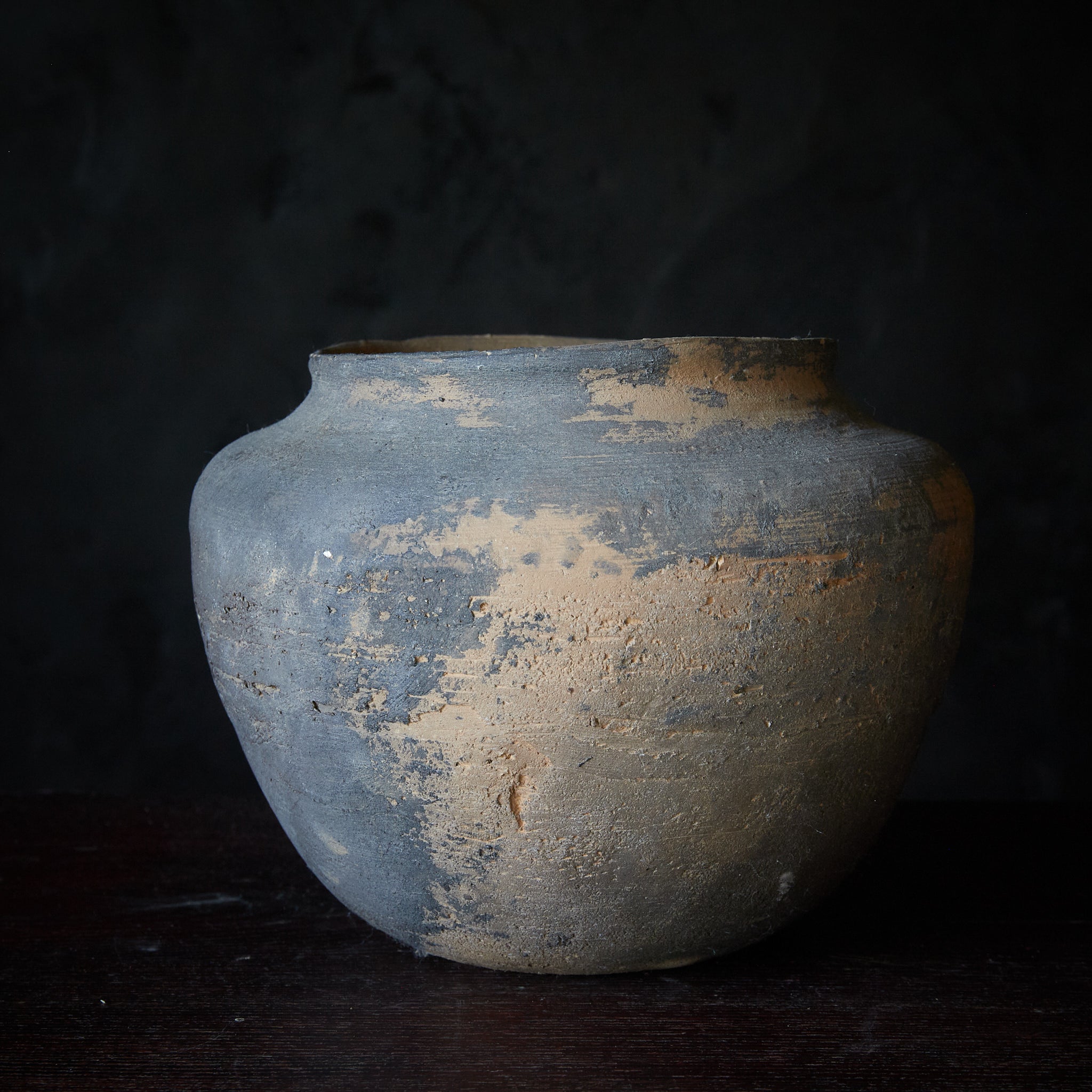 奈良-平安時代 須恵器叩文壺（710–1185CE） | 入蘆花（ロカニイル）