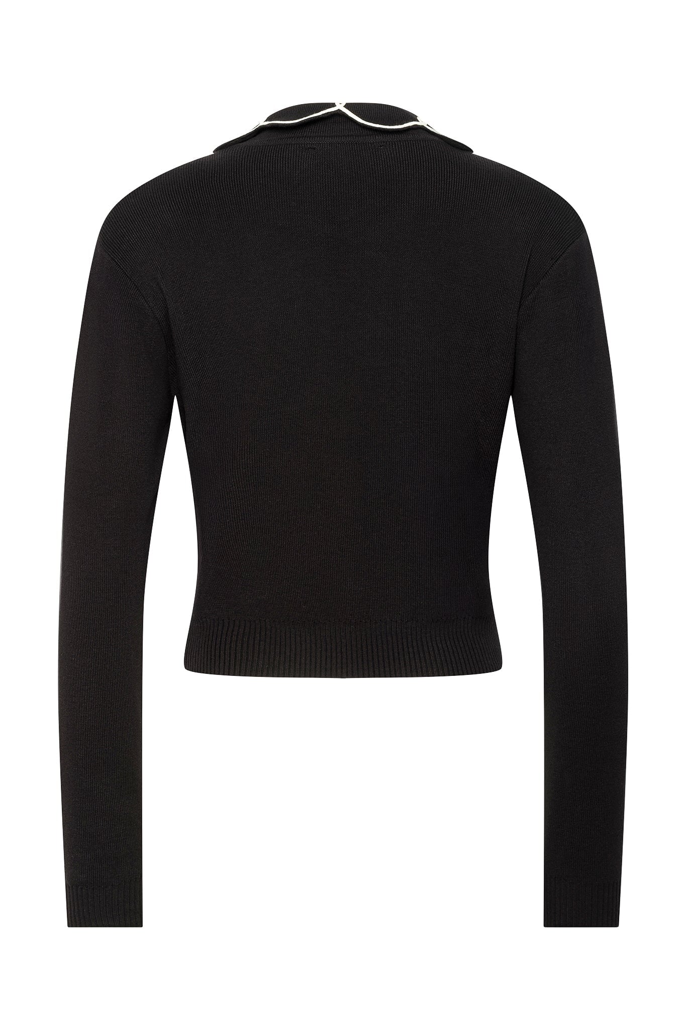 Black Collared Cupcake Cardigan - RachelAntonoff.com