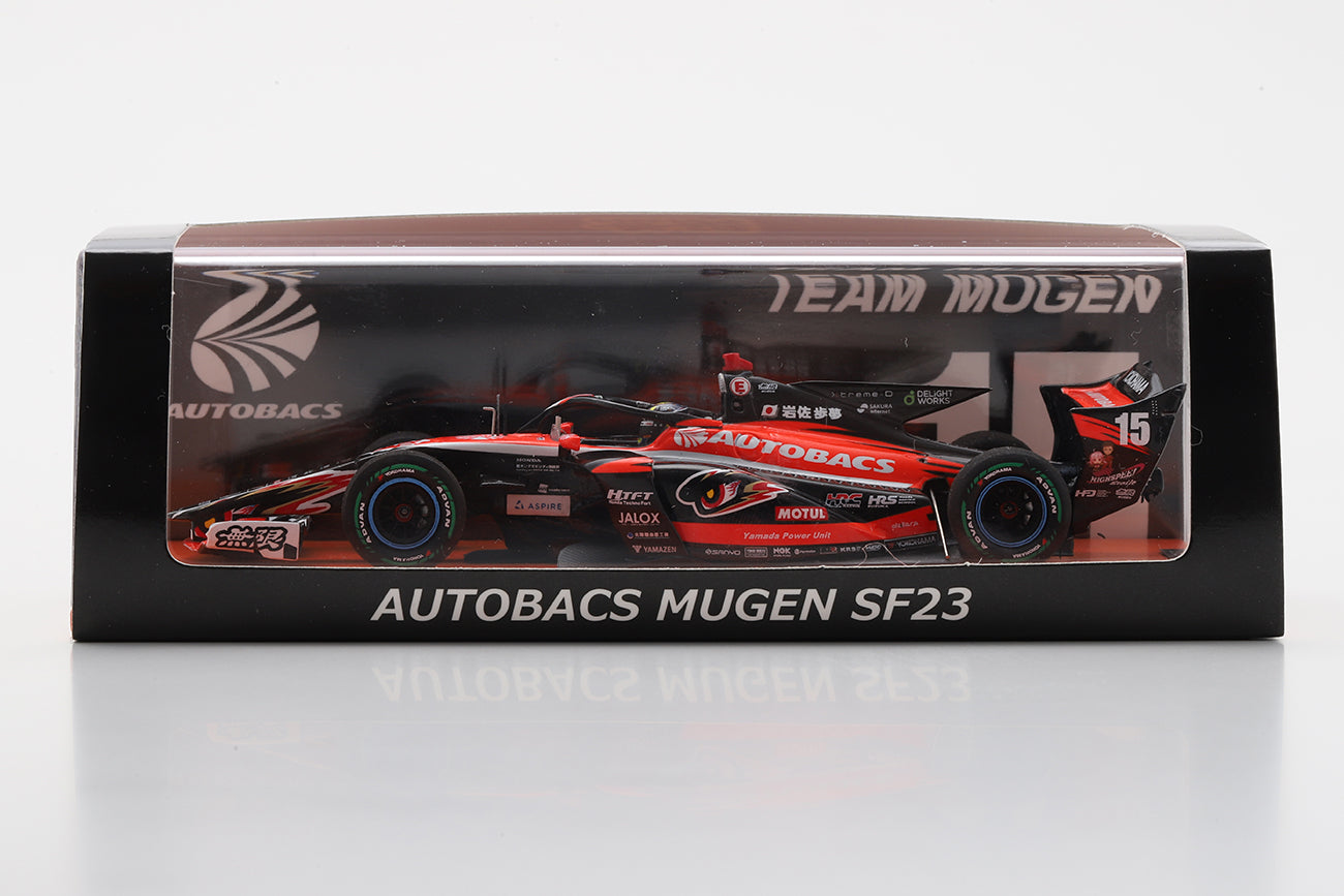 スパーク 1/43 AUTOBACS MUGEN SF23 岩佐 歩夢 15 岩佐 歩夢 Ayumu