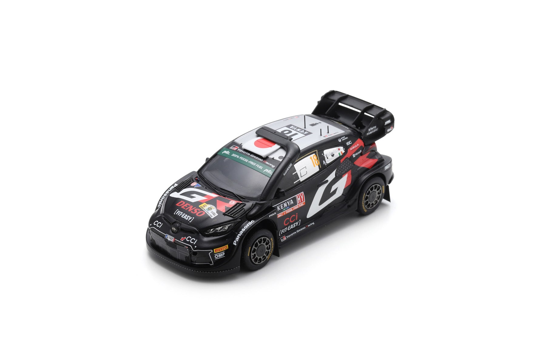 Spark S6874 1/43 TOYOTA GR Yaris Rally1 HYBRID No.18 TOYOTA GAZOO