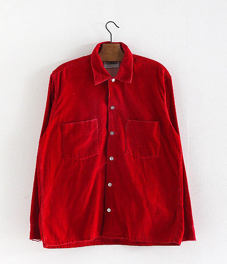 60's Manhattan ビンテージオープンカラーコーデュロイシャツ - Fresh