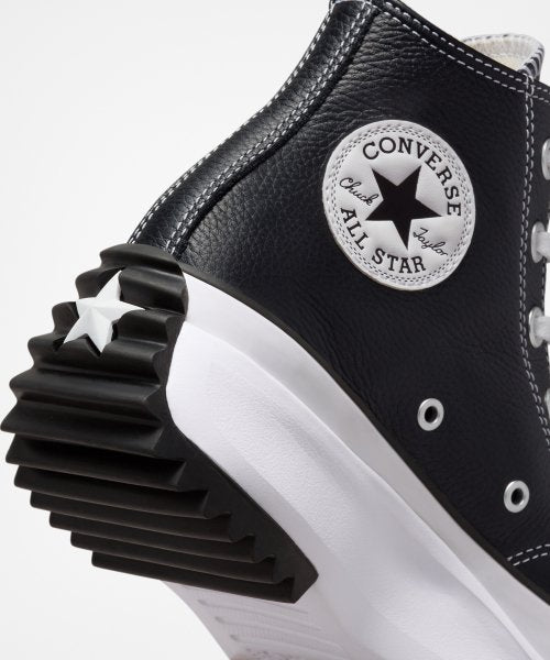 RUN STAR HIKE BLACK LEATHER（レザー）HI CUT A04292C – raretem.shop