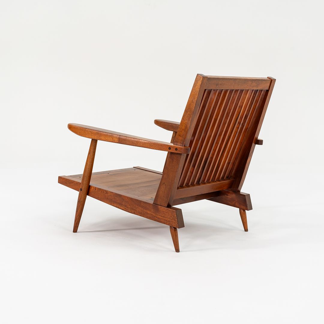 Slatted Lounge Chair with Arms by George Nakashima | Rarify